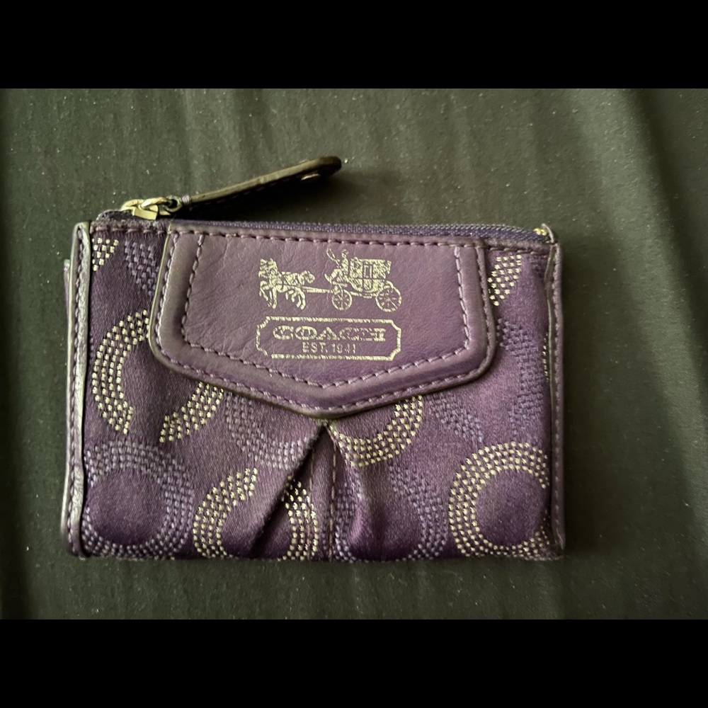 Coach coin purse